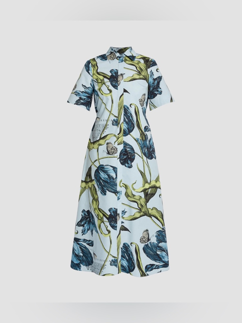 ERDEM FLORAL PRINT SHIRT DRESS - Picture 11 of 16